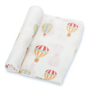Hot Air Balloon Muslin Swaddle Blanket